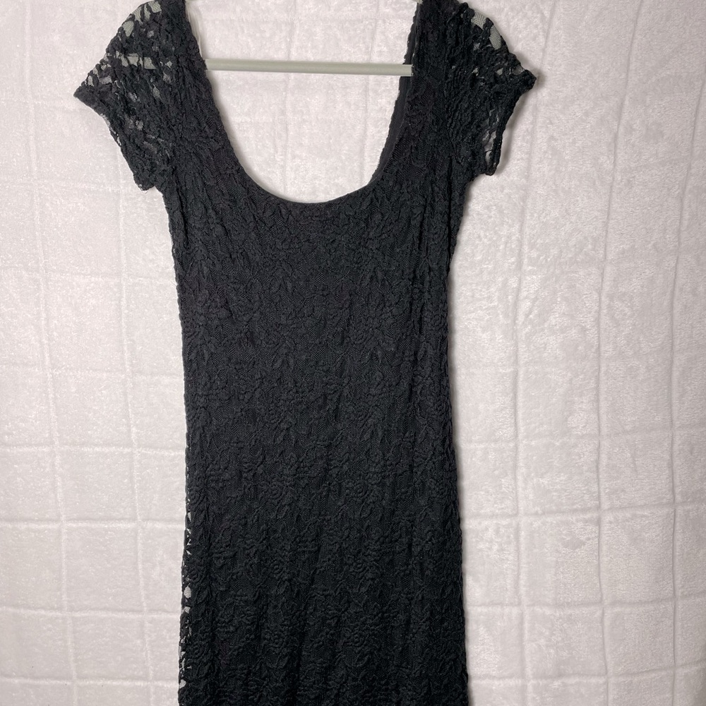 New women’s stretch lace mini bodycon dress sz M